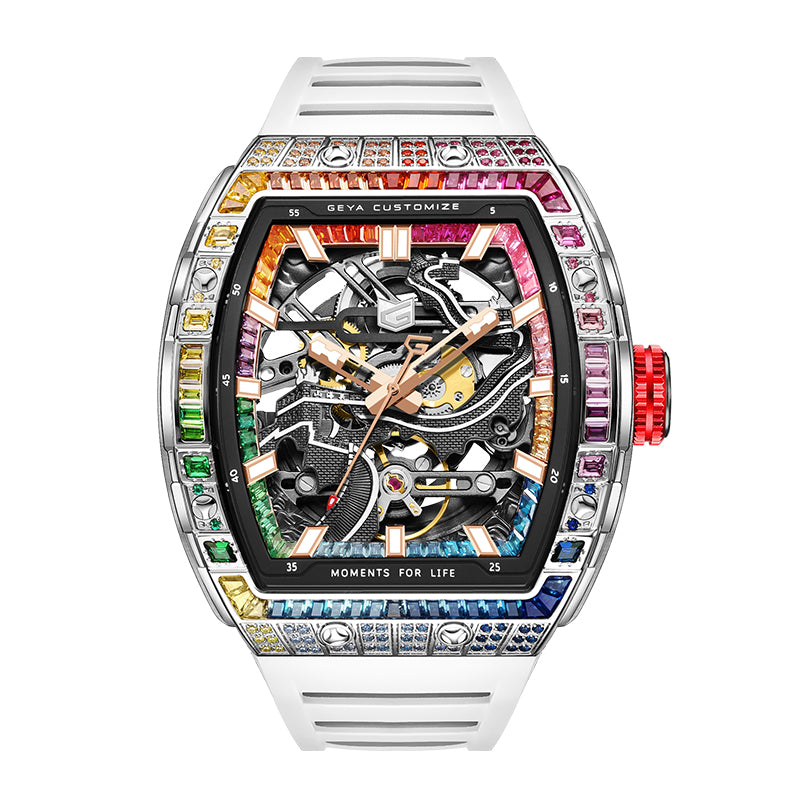 Série Zircon Arc-en-ciel - Montre Automatique G78138