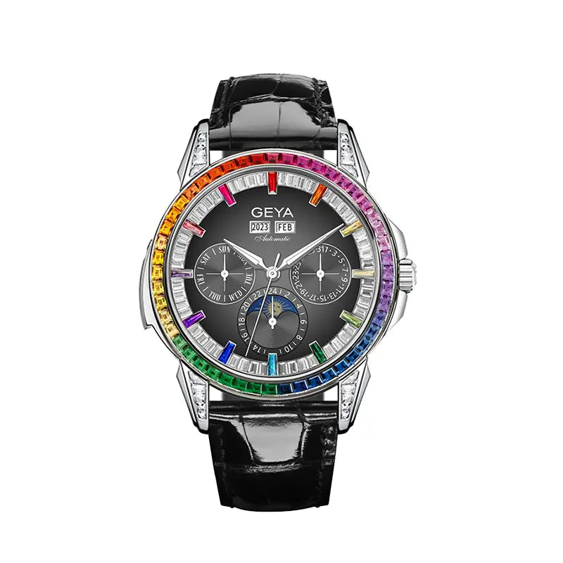 Rainbow Zircon Serie - Mechanische Uhr G78205