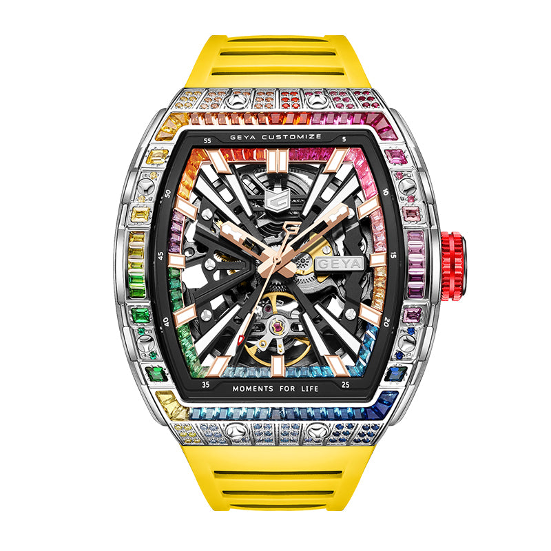 Série Rainbow Zircon - Montre Automatique G78139