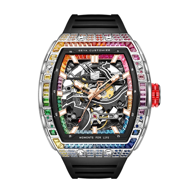 Série Zircon Arc-en-ciel - Montre Automatique G78138