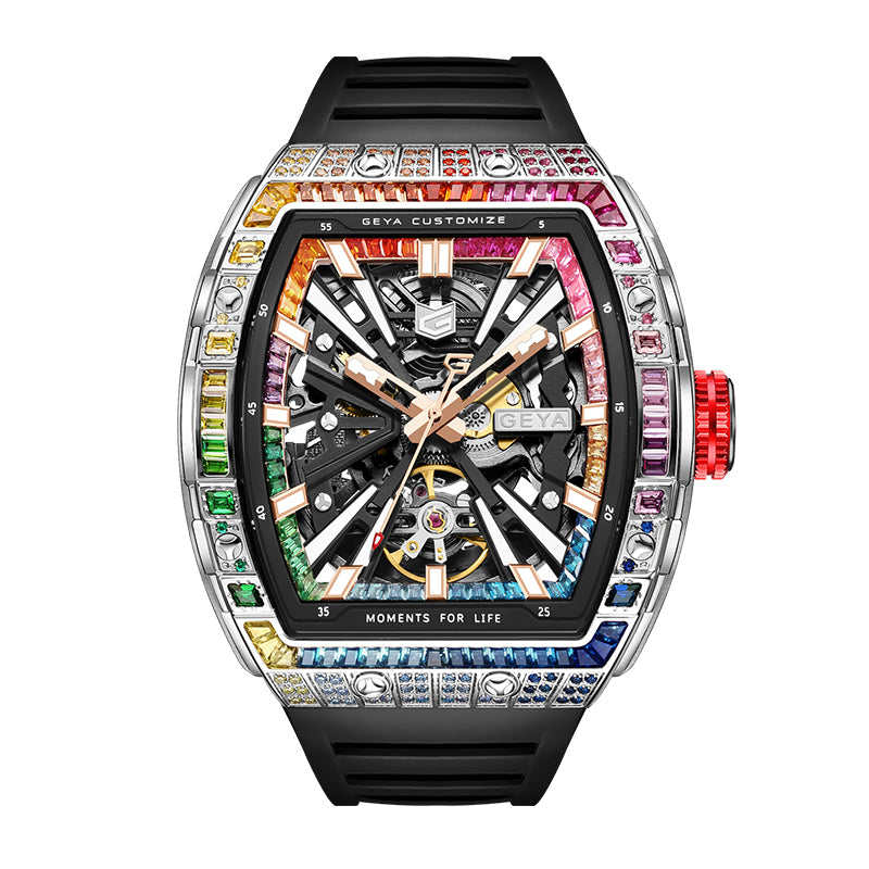 Série Rainbow Zircon - Montre Automatique G78139