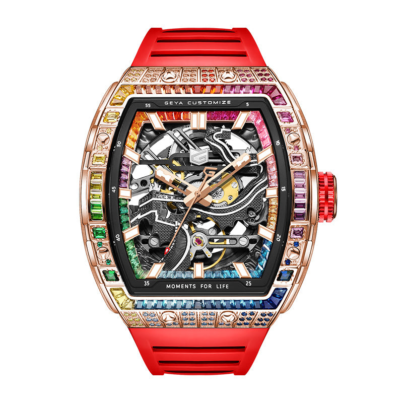 Série Zircon Arc-en-ciel - Montre Automatique G78138