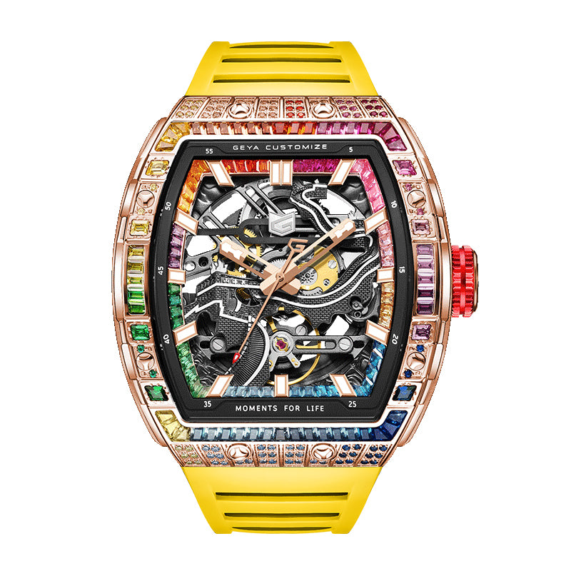 Série Zircon Arc-en-ciel - Montre Automatique G78138