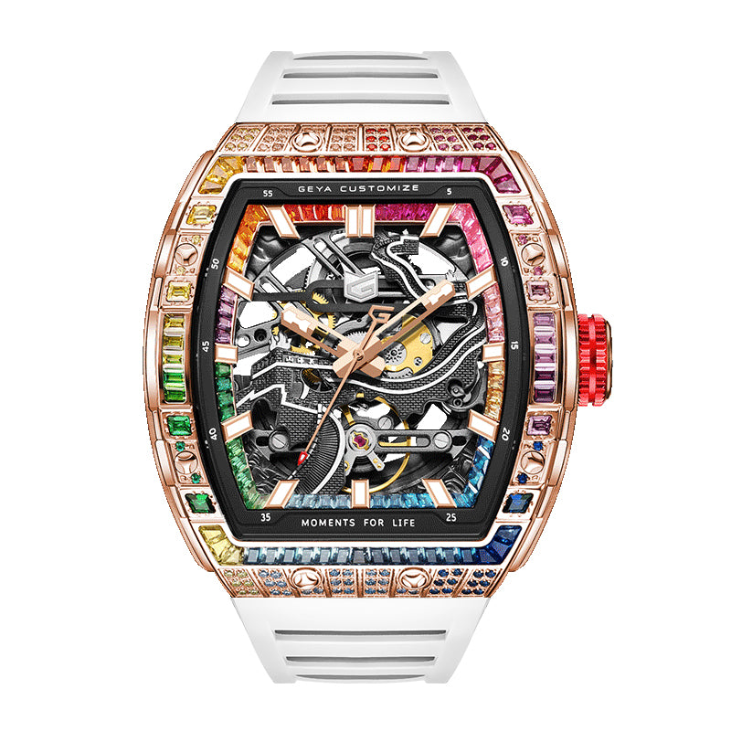 Série Zircon Arc-en-ciel - Montre Automatique G78138