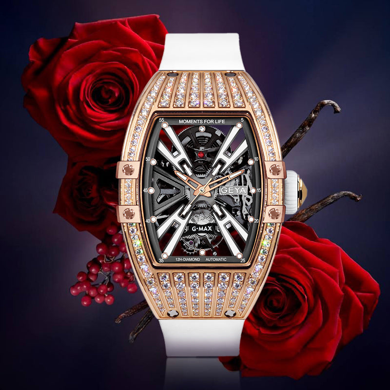 Montre mécanique automatique de luxe pour femmes Tonneau G78066