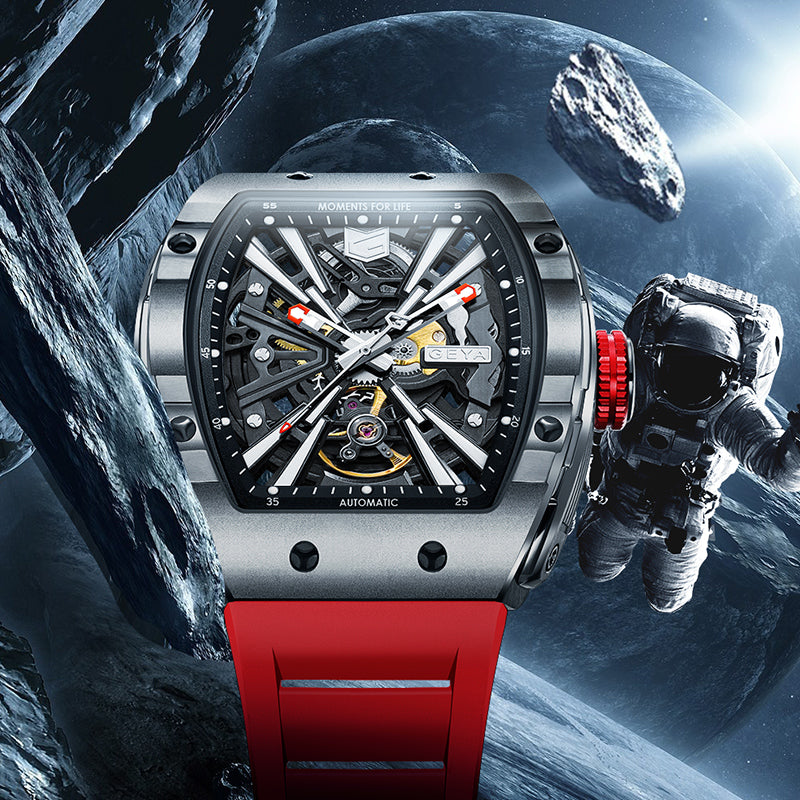 Série en acier inoxydable - Montre automatique G78130
