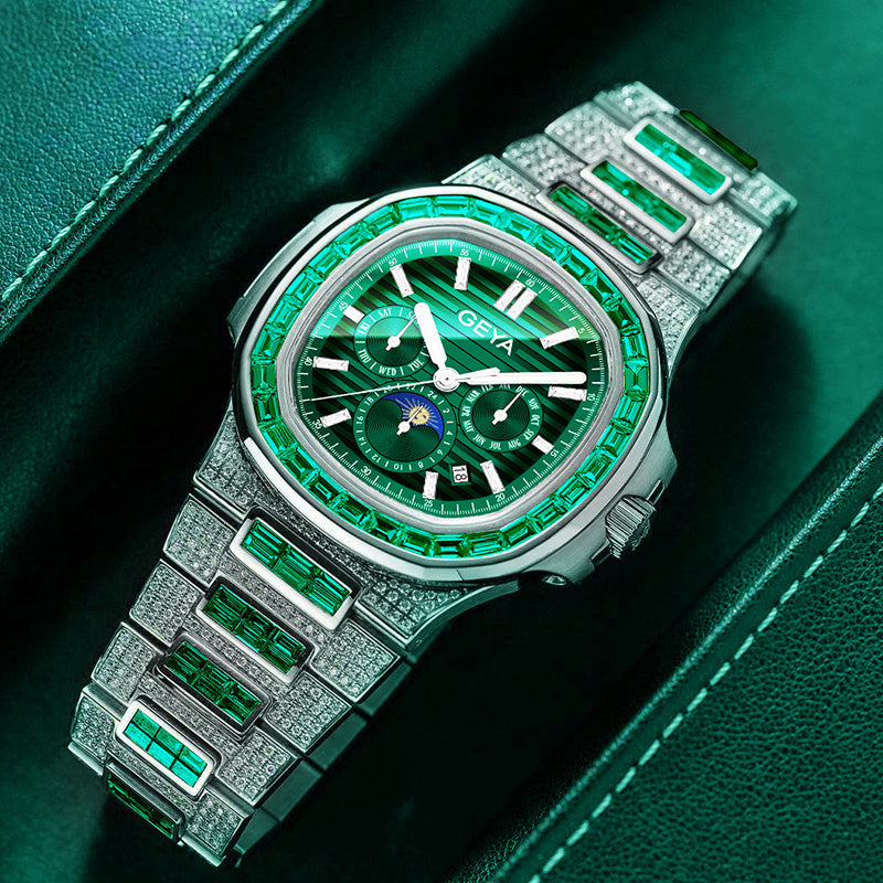 Série Zircon Arc-en-ciel - Montre Mécanique G78152