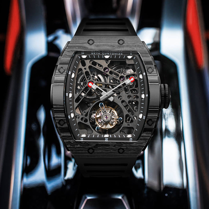 Série Fibre de Carbone - Montre Automatique G78086