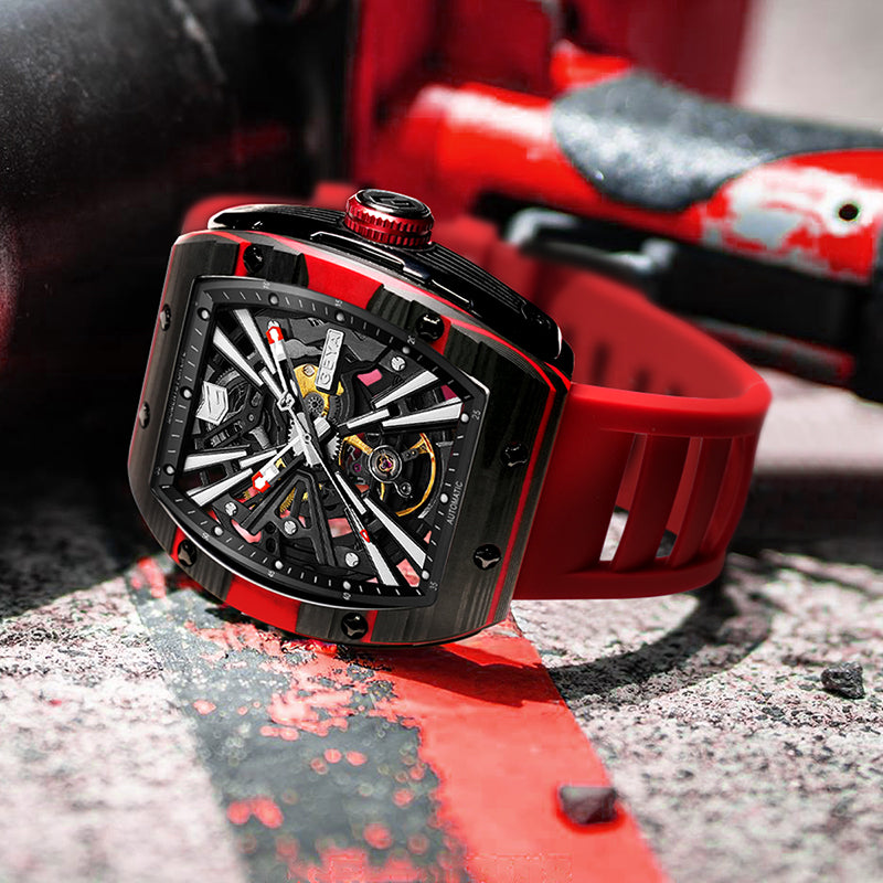 Série Fibre de Carbone - Montre Automatique G78132