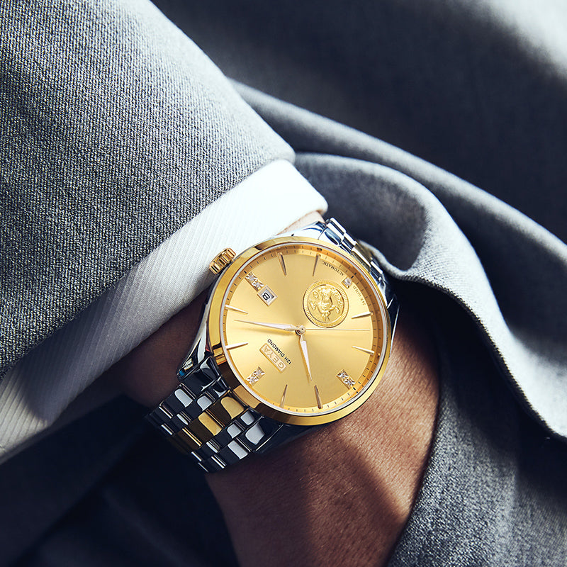 montre de luxe en or, montre mécanique de luxe bullish G79001