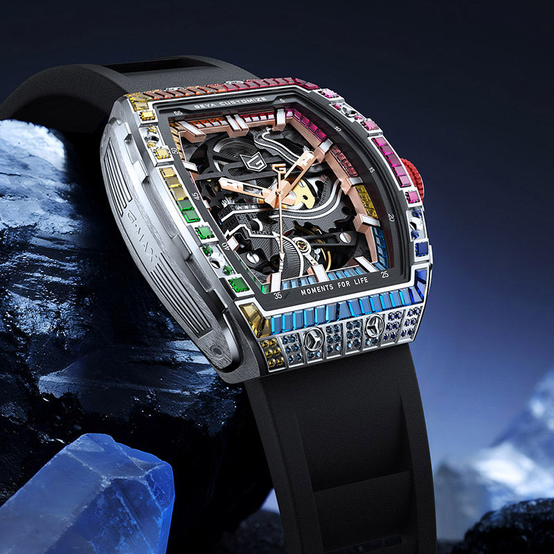 Série Zircon Arc-en-ciel - Montre Automatique G78138