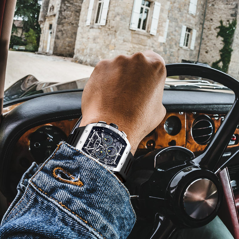 Série en acier inoxydable - Montre automatique G78070