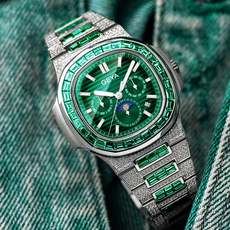 Série Zircon Arc-en-ciel - Montre Mécanique G78152