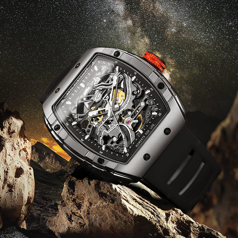 Série en acier inoxydable - Montre automatique G78135