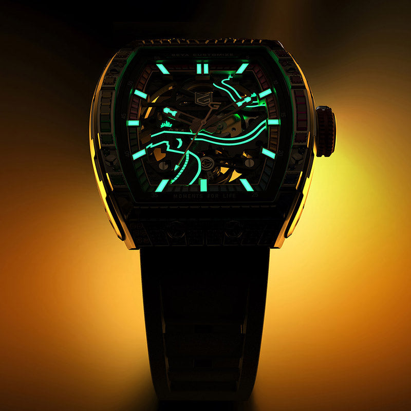 Série Zircon Arc-en-ciel - Montre Automatique G78138