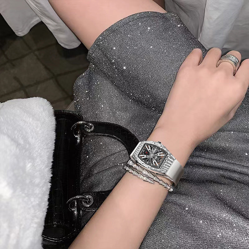 Montre mécanique automatique de luxe pour femmes Tonneau G78066
