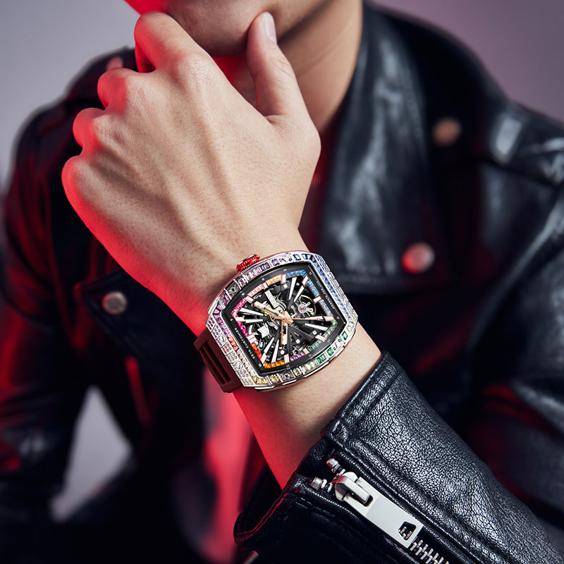 Série Rainbow Zircon - Montre Automatique G78139
