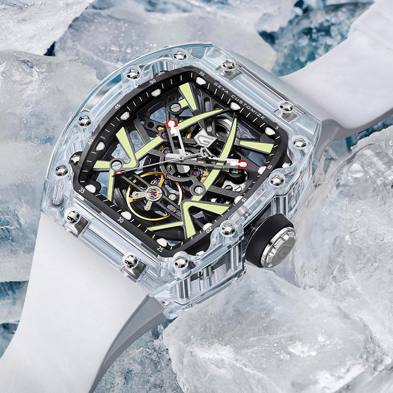 Série Crystal Shell - Montre Automatique G78171