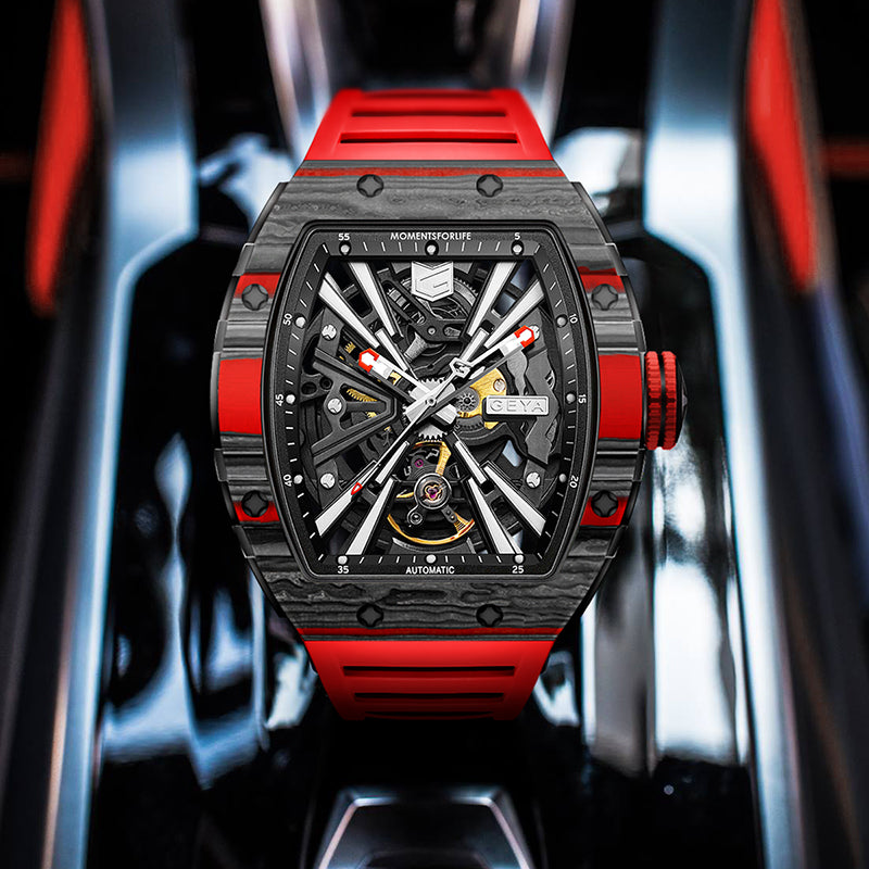 Série Fibre de Carbone - Montre Automatique G78132