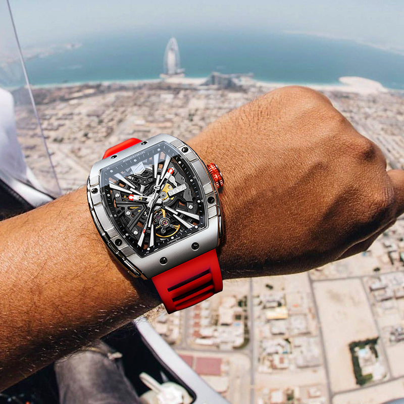 Série en acier inoxydable - Montre automatique G78130