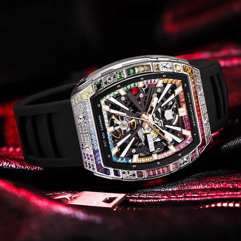 Série Rainbow Zircon - Montre Automatique G78139