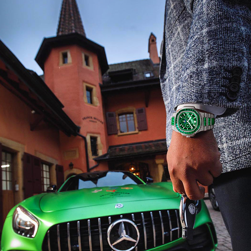 Série Zircon Arc-en-ciel - Montre Mécanique G78152