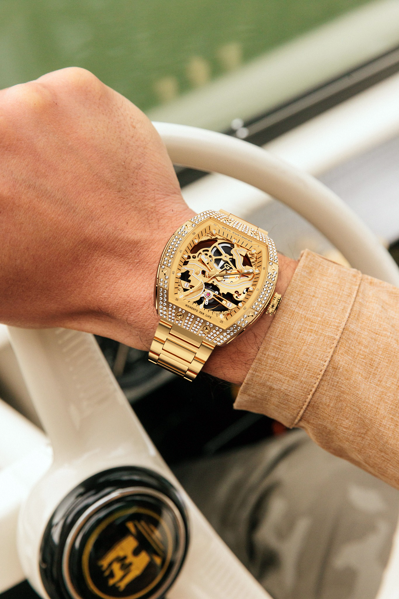 Purity Zircon Series - Skeleton Automatic Watch G78202YYY