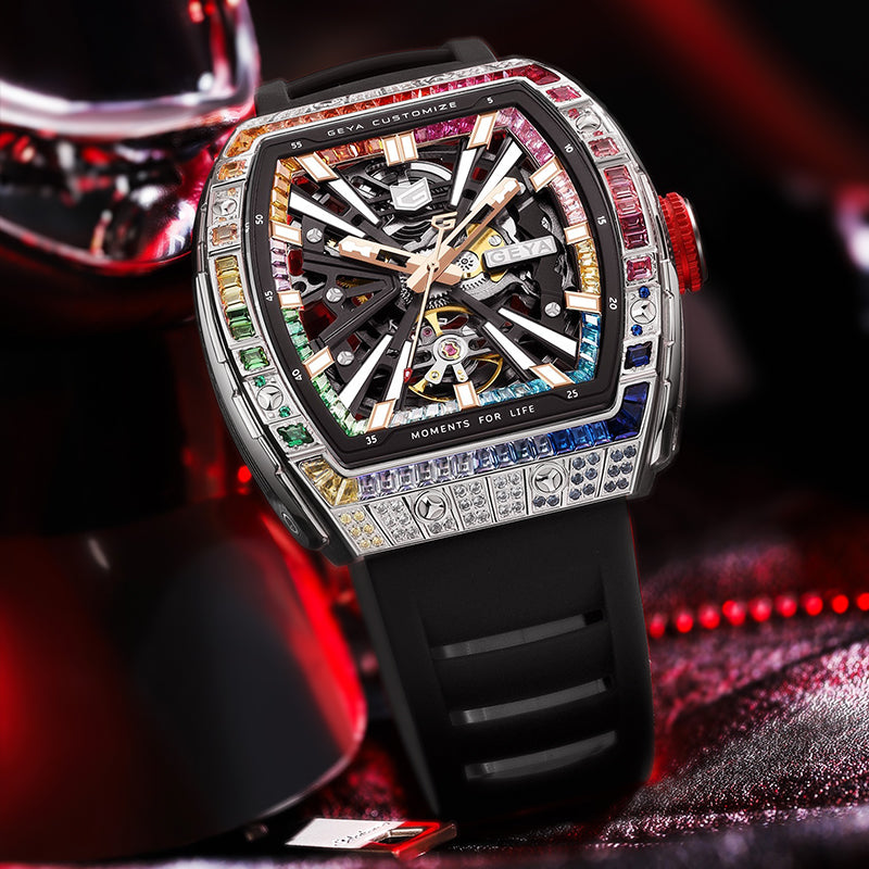 Série Rainbow Zircon - Montre Automatique G78139