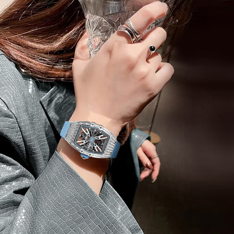 Montre mécanique automatique de luxe pour femmes Tonneau G78066