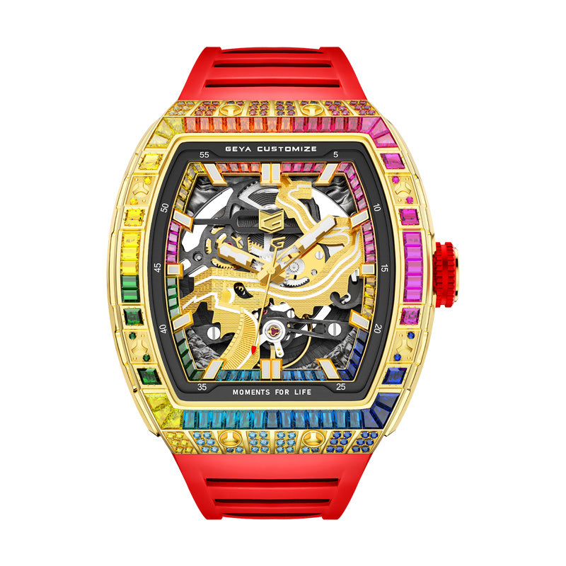 Série Zircon Arc-en-ciel - Montre Automatique G78138