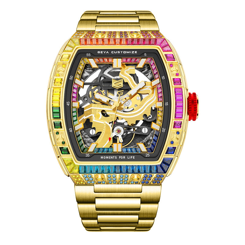 Série Zircon Arc-en-ciel - Montre Automatique G78138
