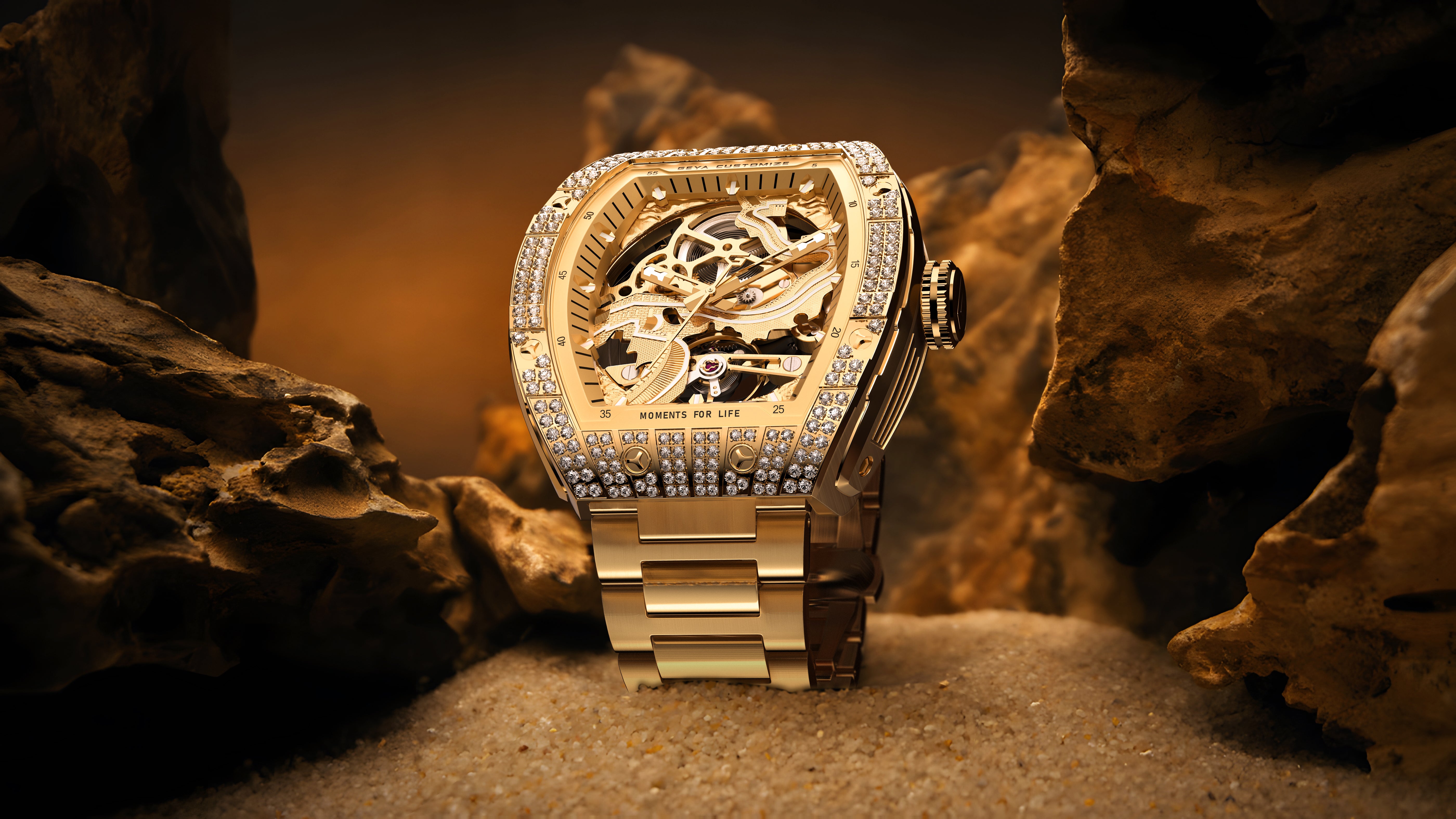 Purity Zircon Series - Skeleton Automatic Watch G78202YYY