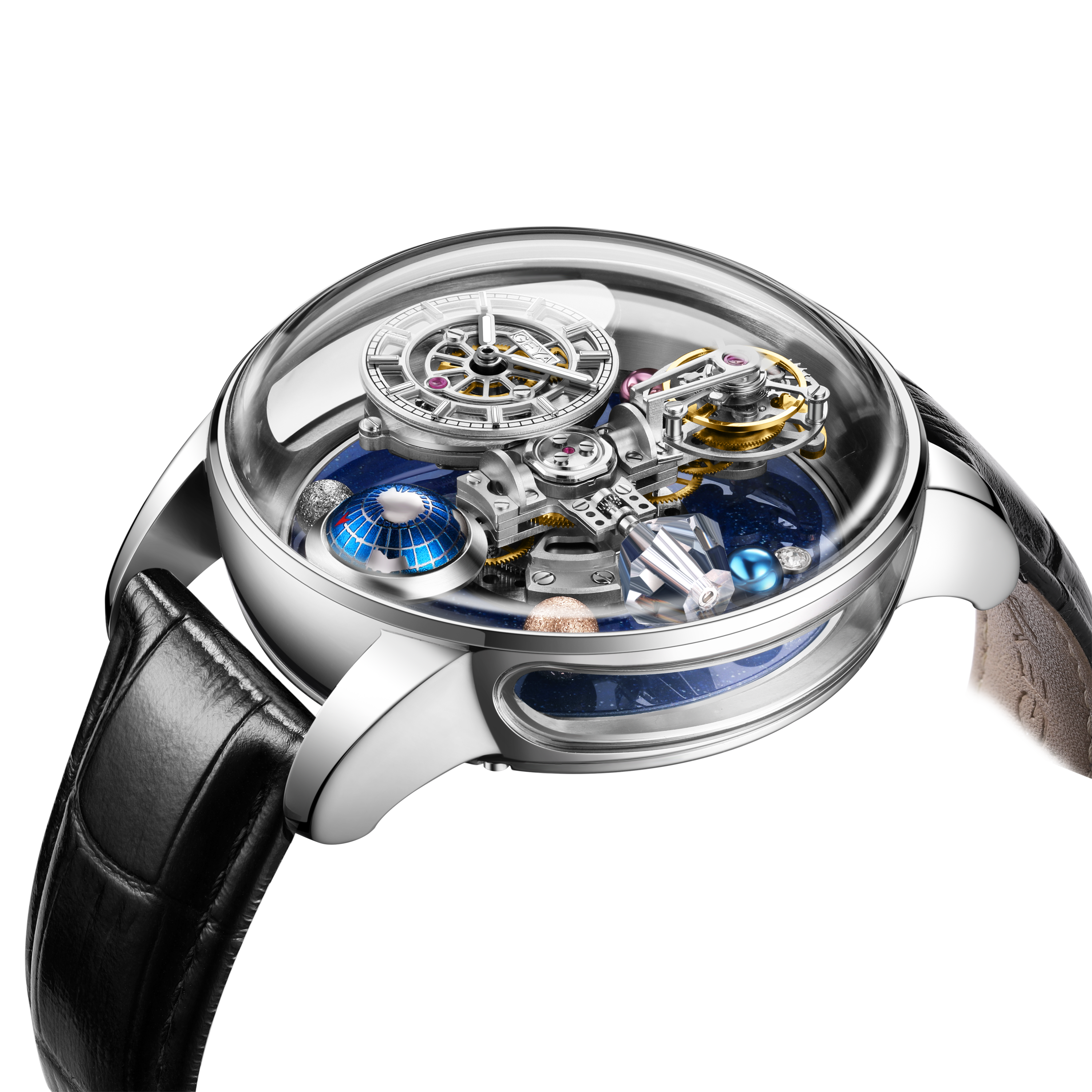 GEYA Planetary Flywheel Dual-Core Mechanical Watch: A Celestial Masterpiece on Your Wrist