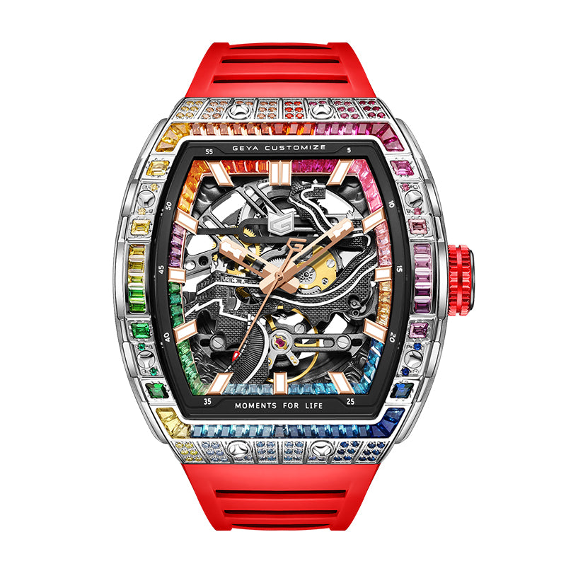 Série Zircon Arc-en-ciel - Montre Automatique G78138