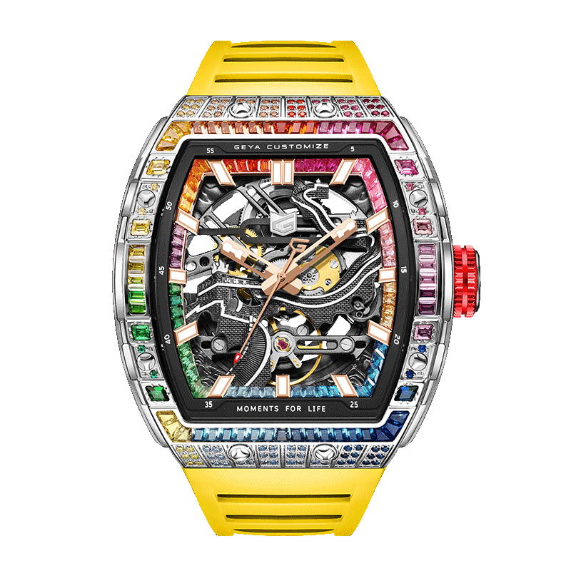 Série Zircon Arc-en-ciel - Montre Automatique G78138