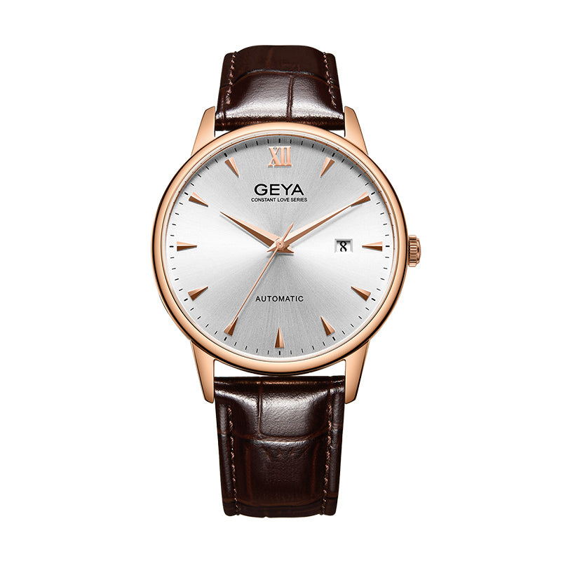 Montre mécanique simple pour homme Lumineuse Étanche G78023