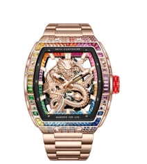 Rainbow Zircon Series - Skeleton Automatic Watch G78193
