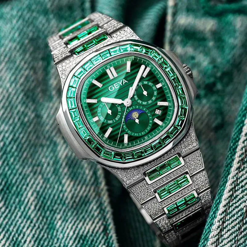 Rainbow Zircon Serie - Mechanische Uhr G78152 