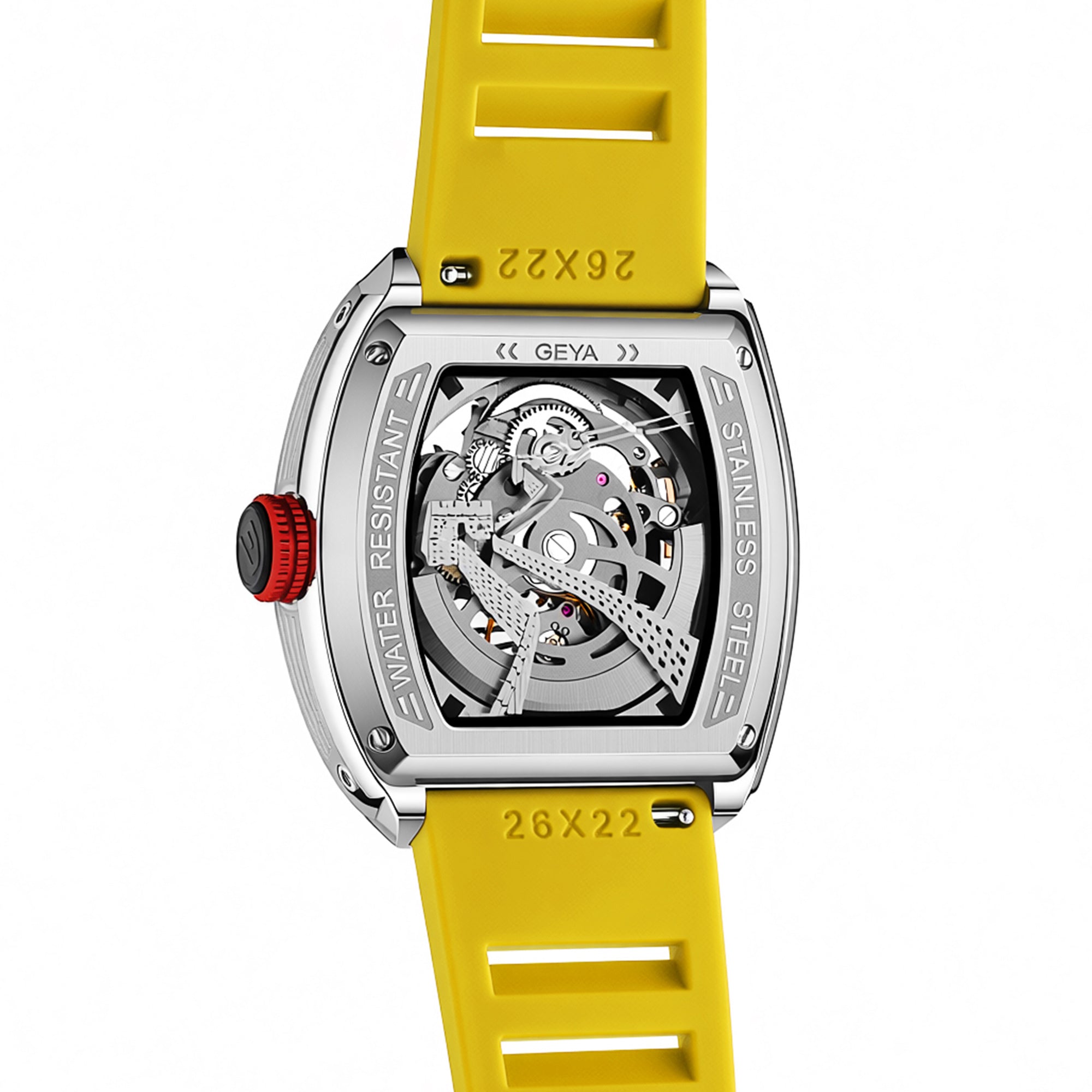 Rainbow Zircon Skeleton Automatic Watch