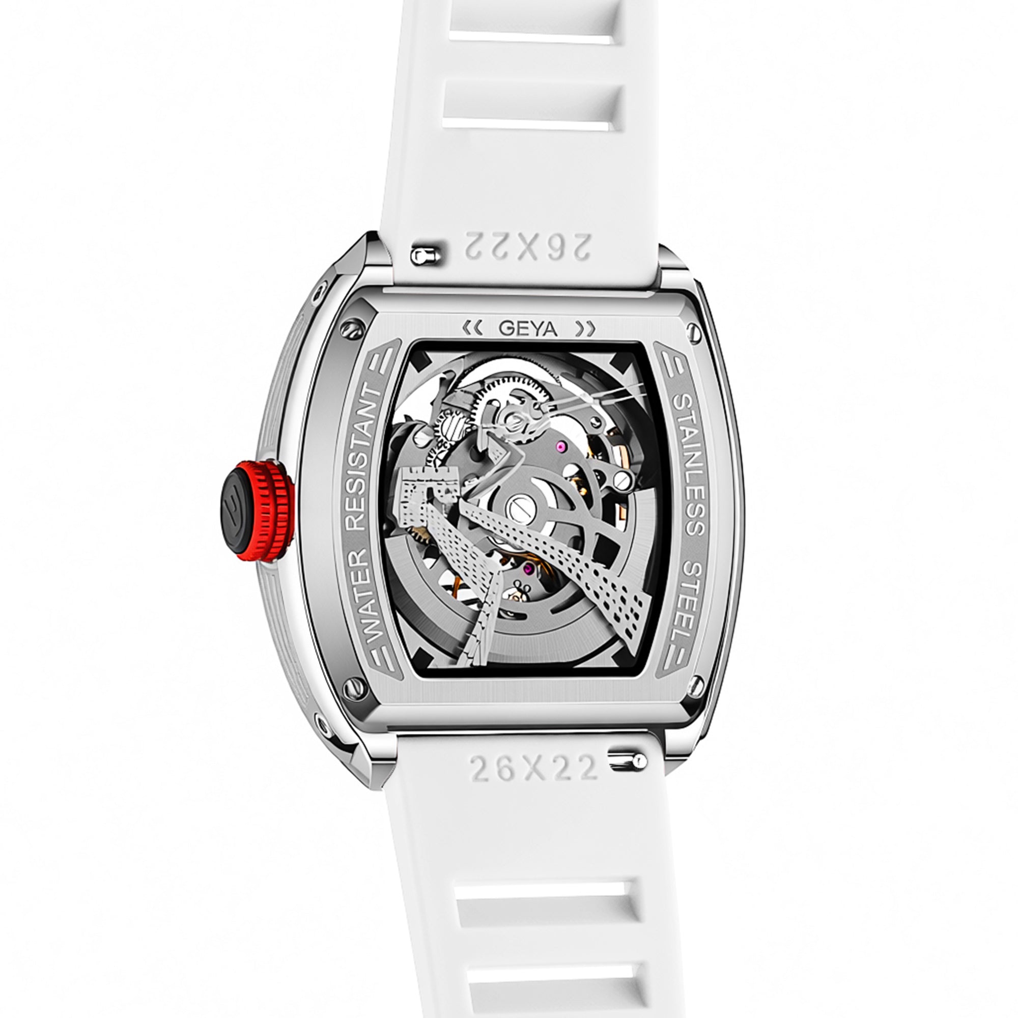 Rainbow Zircon Skeleton Automatic Watch