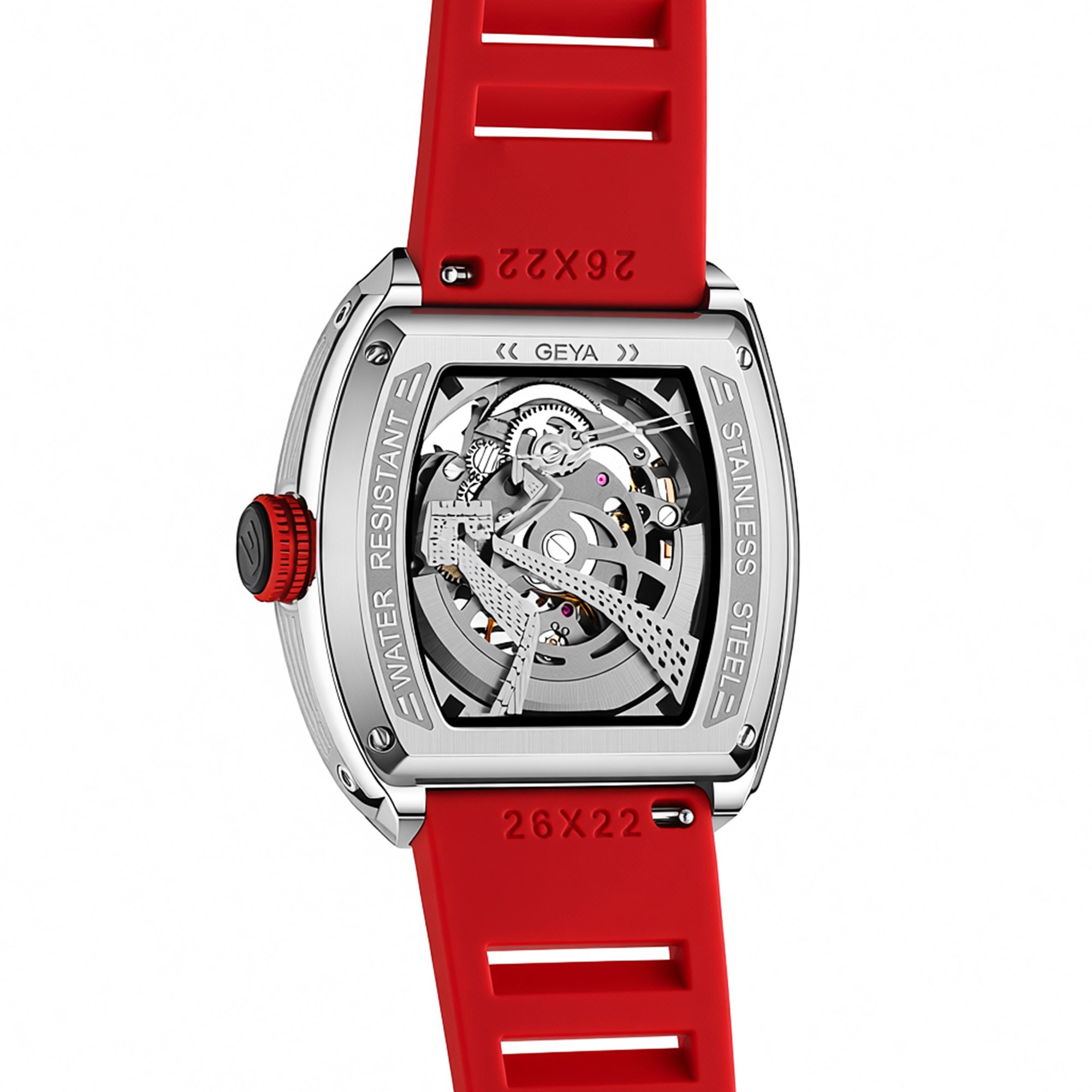 Rainbow Zircon Skeleton Automatic Watch