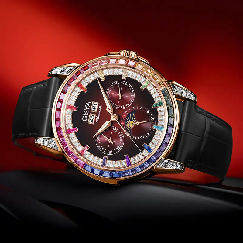 Rainbow Zircon Serie - Mechanische Uhr G78205 