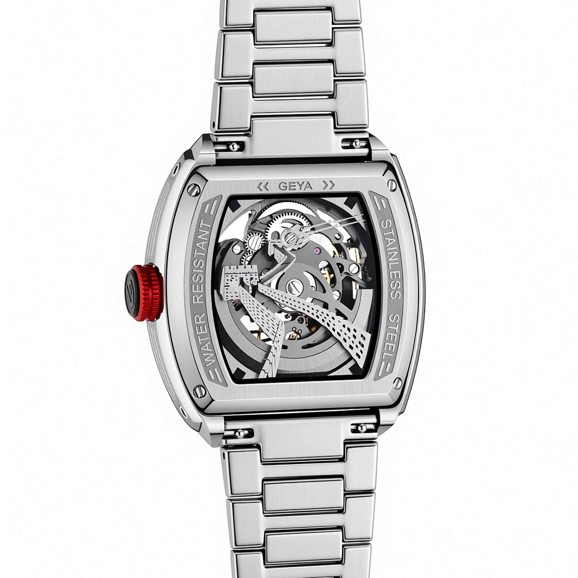 Rainbow Zircon Skeleton Automatic Watch