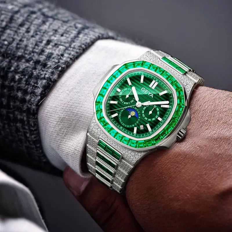 Rainbow Zircon Serie - Mechanische Uhr G78152 