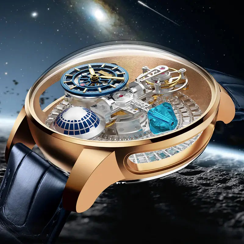 Montre mécanique à volant d'inertie planétaire Geya II G78201