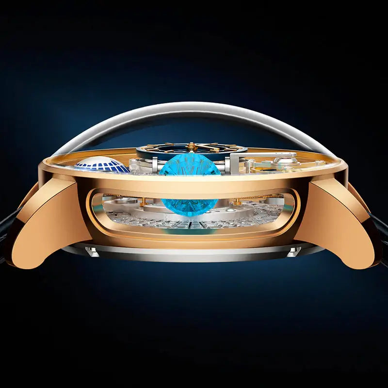 Montre mécanique à volant d'inertie planétaire Geya II G78201