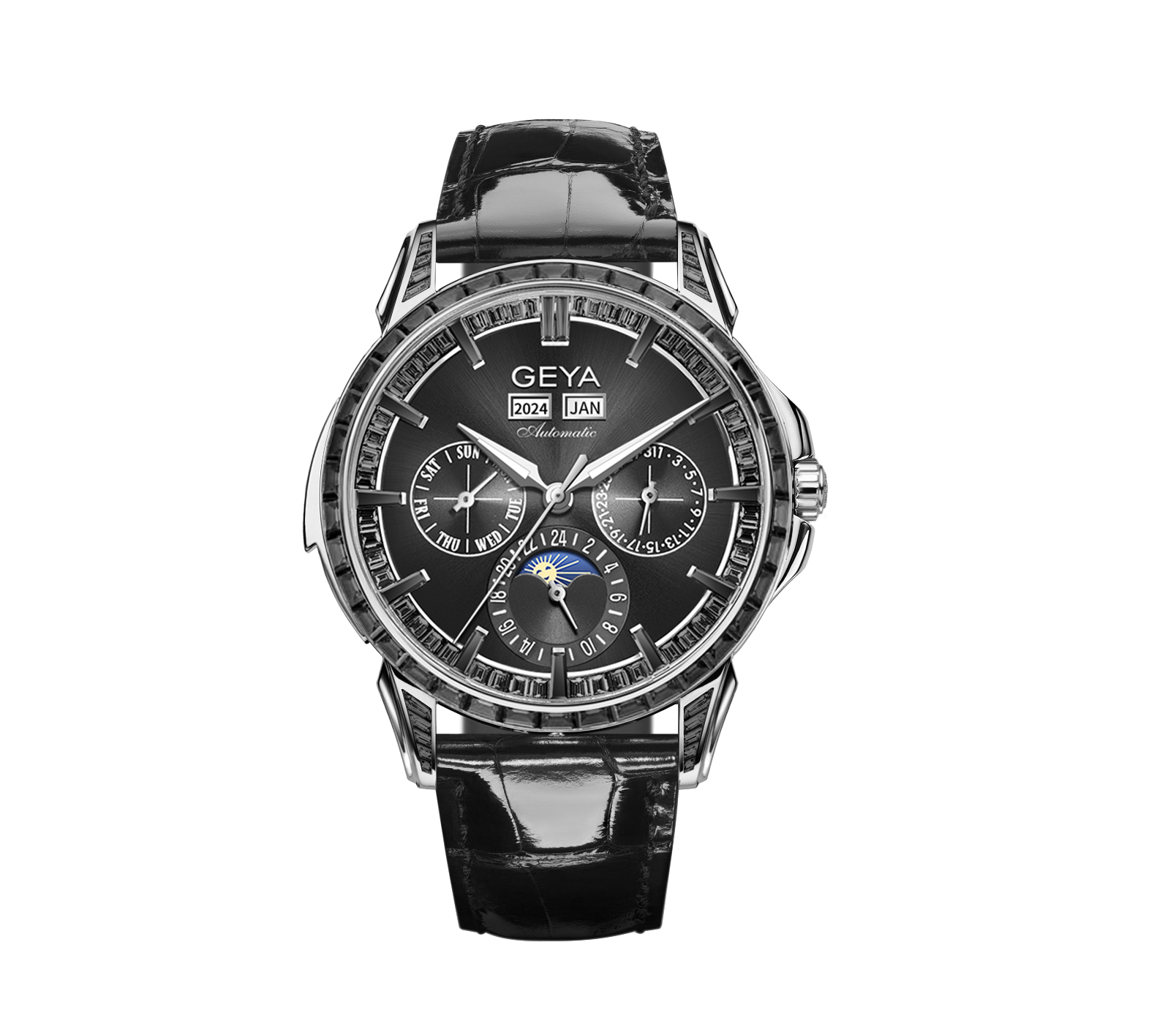 Classic Diamond Bezel Mechanical Watch G78163