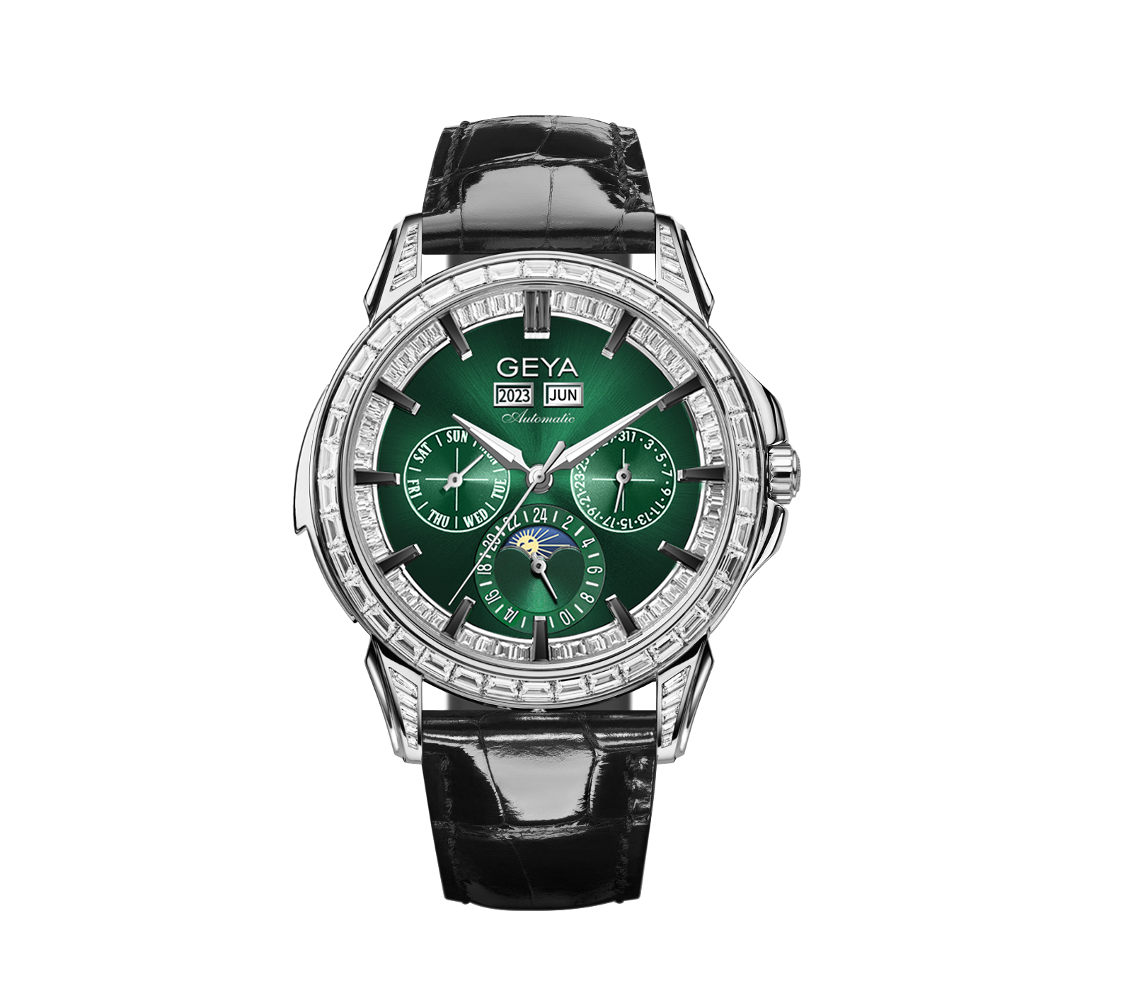 Classic Diamond Bezel Mechanical Watch G78163