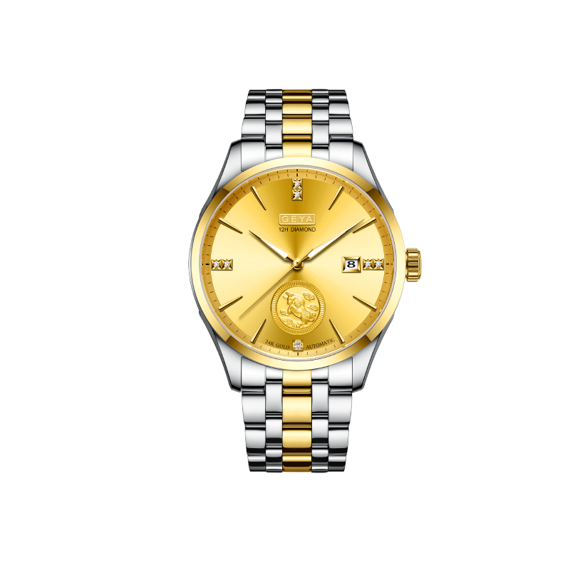 montre de luxe en or, montre mécanique de luxe bullish G79001